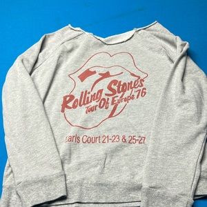 Wide neck very thin sweatshirt bought at Nordstrom.